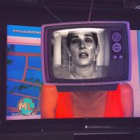 Juana y Nacho Viale en el detrás de escena