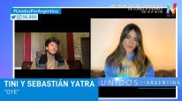 Sebastián Yatra y Tini Stoessel grabaron un video para el programa 