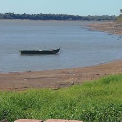 Bajante del Río Uruguay: así está Puerto Yeruá.