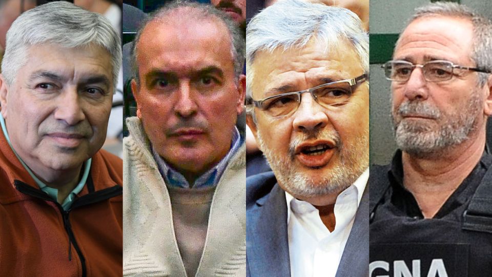 Lázaro Báez, José López, Juan Pablo Schiavi, y Ricardo Jaime.