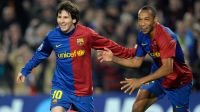 Lionel Messi y Thierry Henry