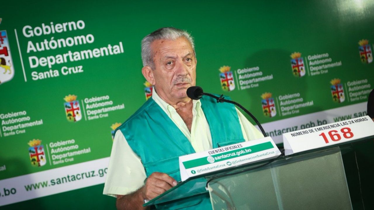 Oscar Urenda, ministro de Salud Santa Cruz de la Sierra | Foto:Cedoc.