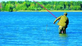 En caso de subsistencia sólo se permite la pesca de costa con caña de un anzuelo.