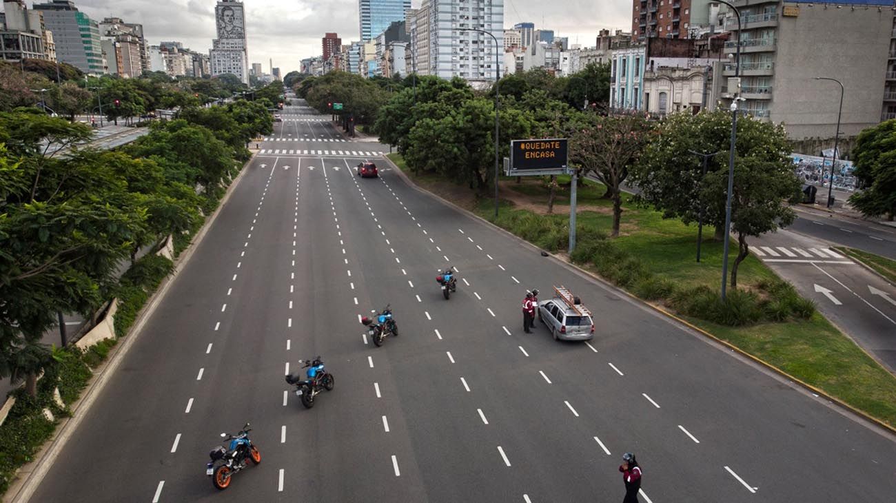 Ciudad de Buenos Aires en Viernes Santo.