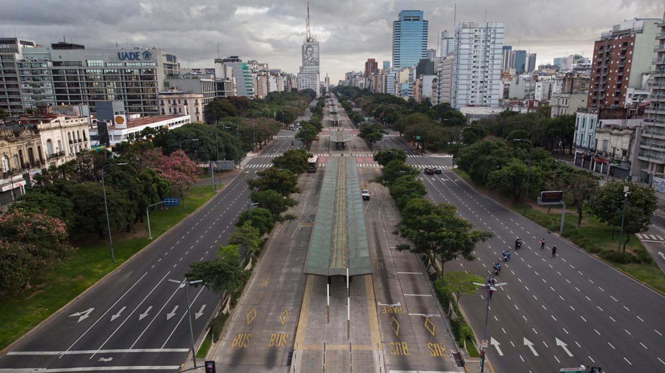 Ciudad de Buenos Aires en Viernes Santo.