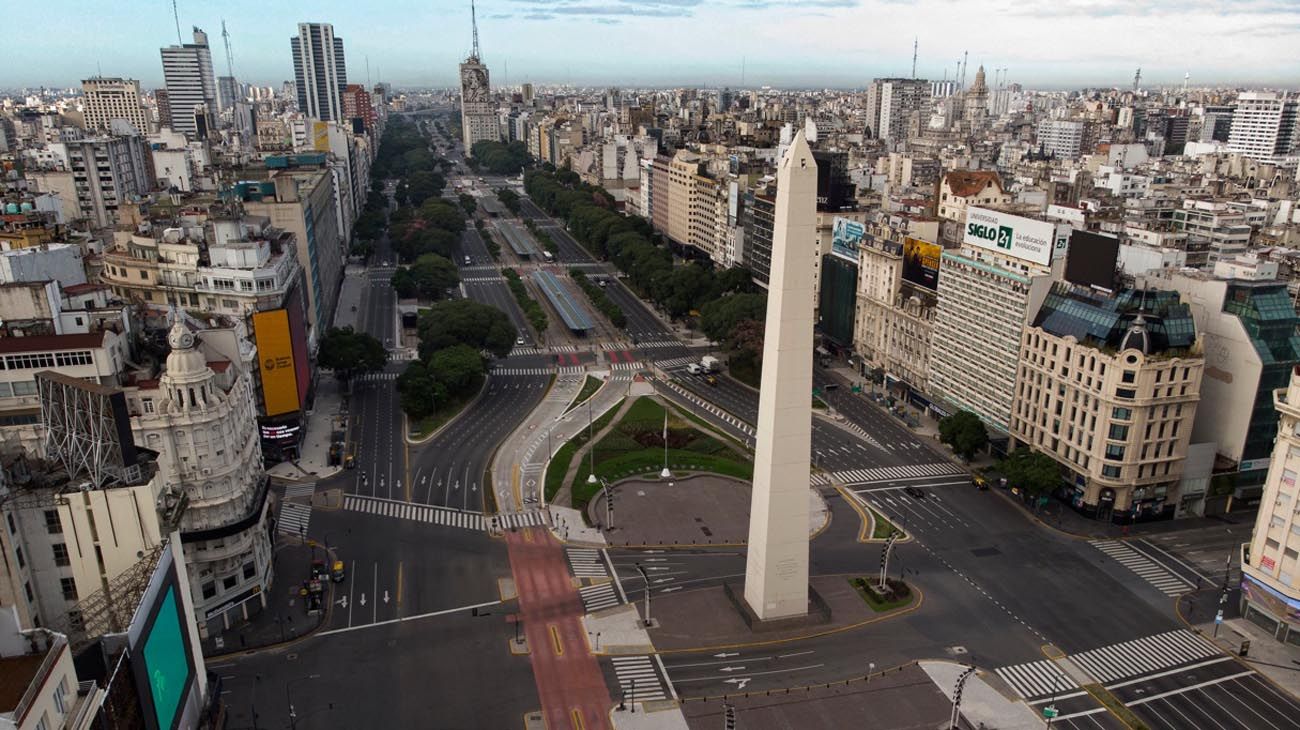 Ciudad de Buenos Aires en Viernes Santo.