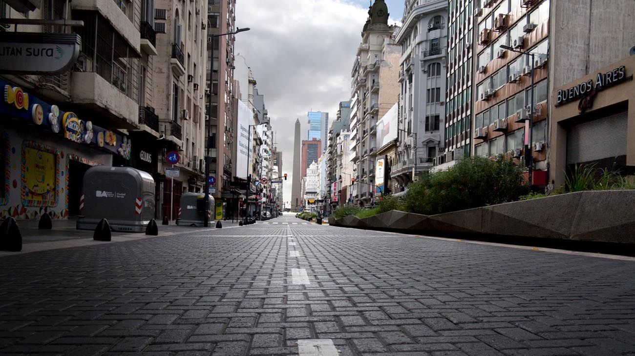 Ciudad de Buenos Aires en Viernes Santo.