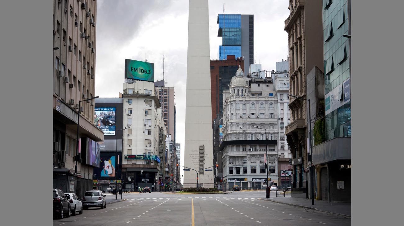 Ciudad de Buenos Aires en Viernes Santo.