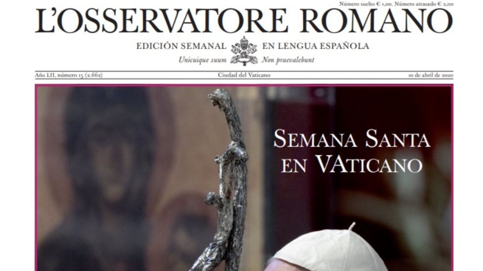 L'Osservatore Romano papa francisco semana santa g_20200410