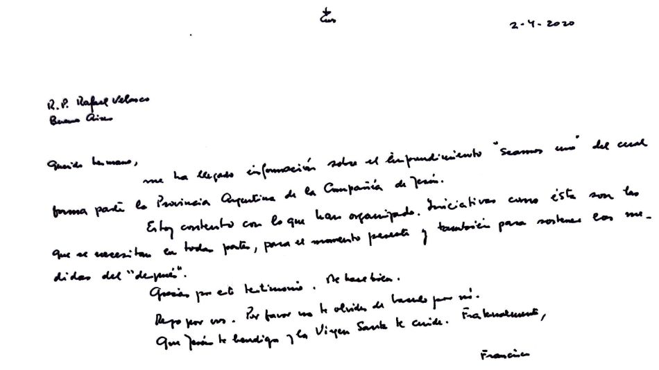 carta francisco seamos uno g_20200411