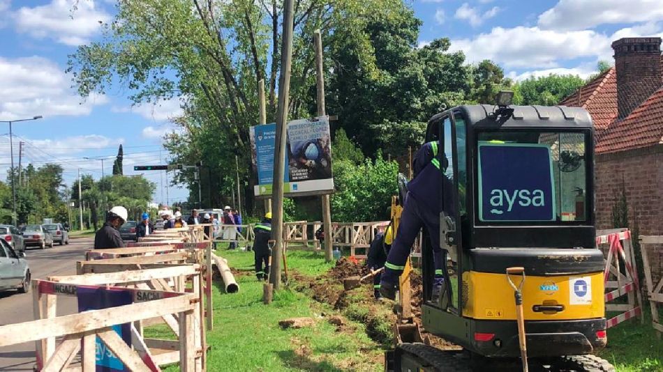 Inauguran obras de AySA en Tigre.