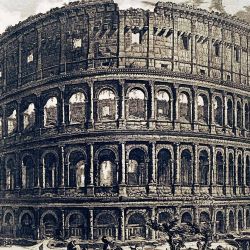 Un grabado de Piranesi muestra una vista del Coliseo, el gran edificio de Roma que se conservó hasta nuestros días.  | Foto:cedoc