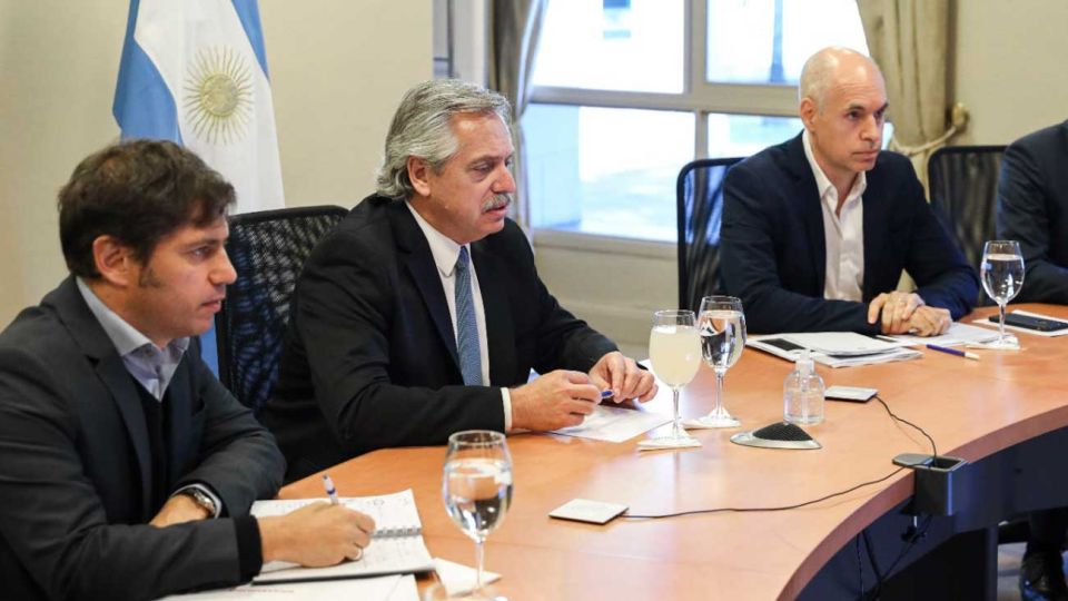 Axel Kicillof, Alberto Fernández Hoy Horacio Rodríguez Larreta