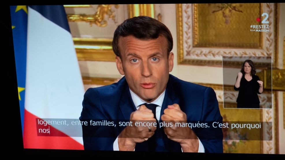Emmanuel Macron 20200414