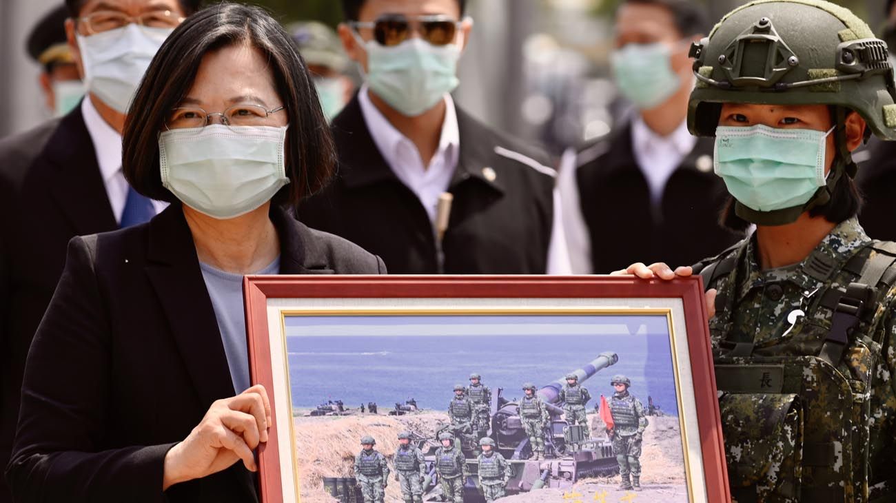 La presidenta de Taiwan Tsai Ing-wen