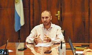 Economy Minister Martín Guzmán stock
