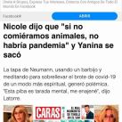 Nicole Neumann frente al virus de la intolerancia