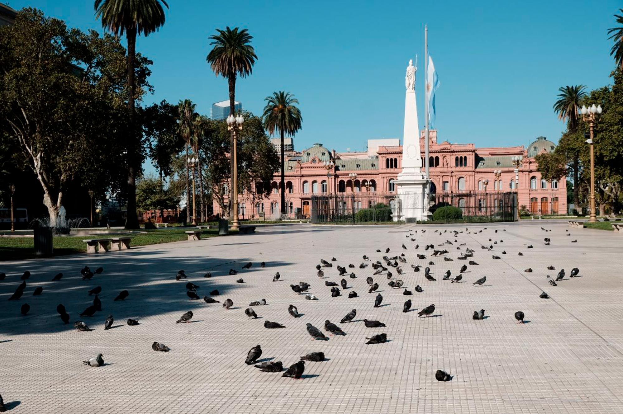 Postales de la Ciudad de Buenos Aires afectada por el Coronavirus.