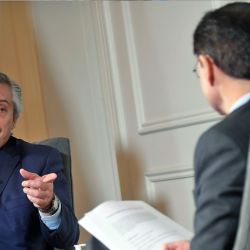 President Alberto Fernández sat down with Perfil's Jorge Fontevecchia for a two-hour interview at the Olivos presidential residence.