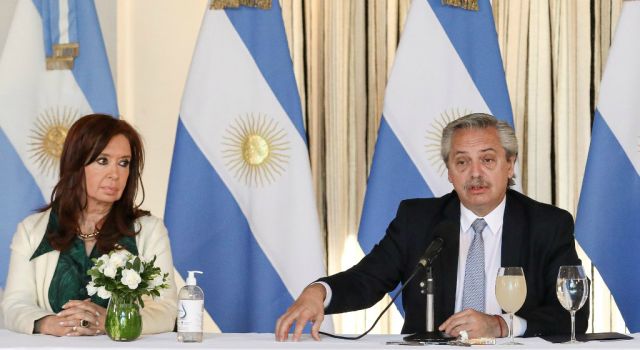 Alberto Fernández y Cristina Kirchner.