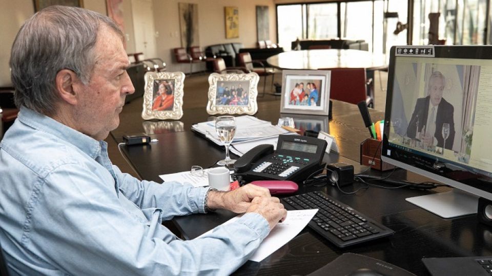 ALIADO. Schiaretti respalda el combo: aislamiento más propuesta a los bonistas.