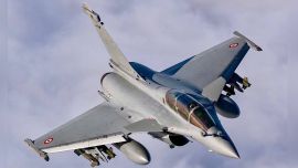 De un avión como este se eyectó el civil de 64 años que cayó sin consecuencias cerca de la frontera alemana.