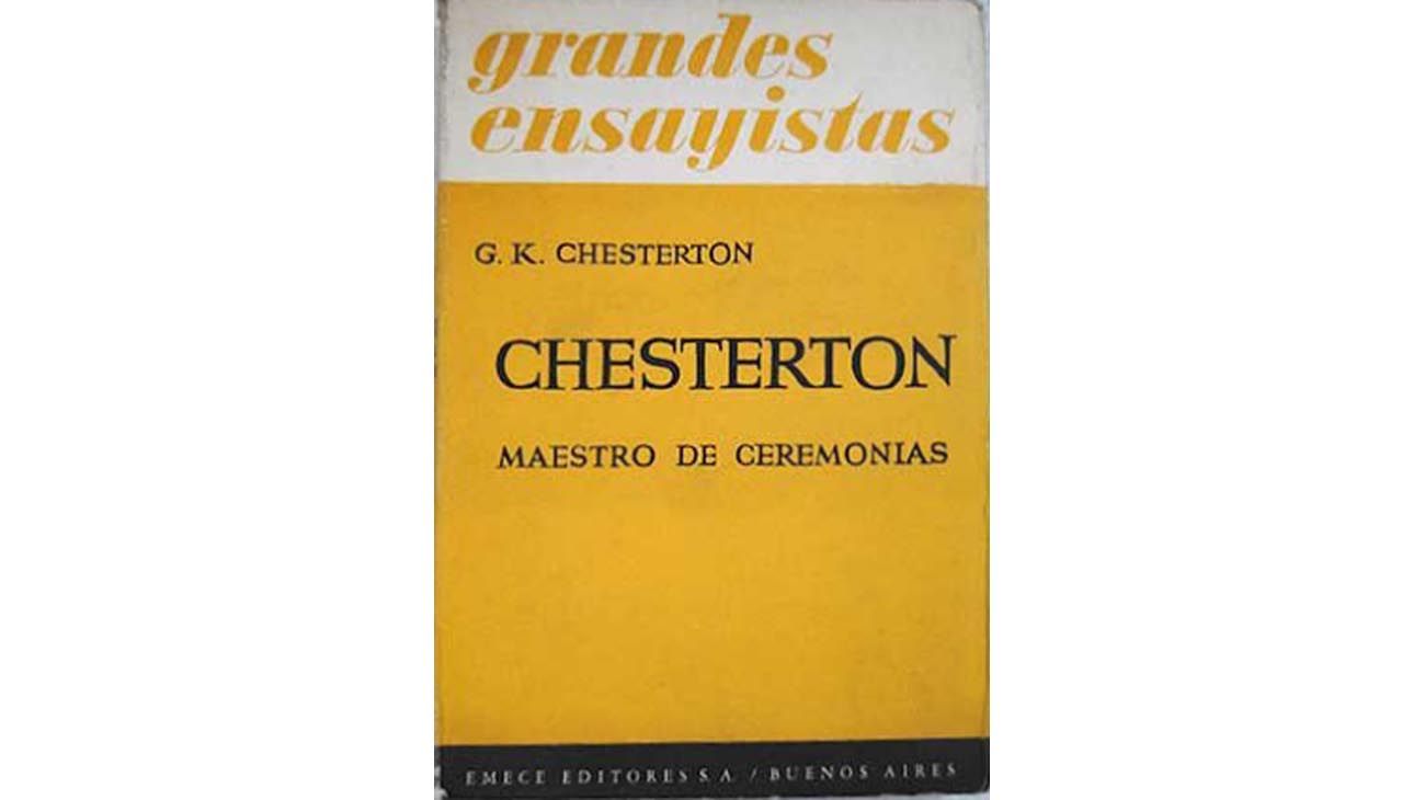 El libro fue publicado por primera vez en inglés en 1950 con el título “G. K. C. as M.C.”