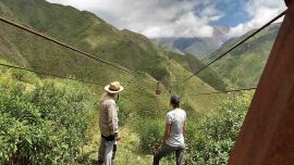 Vista panorámica desde la Estación IV del Cable Carril en dirección al Túnel.