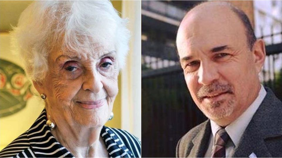 Graciela Fernández Meijide y Eduardo Lazzari.
