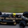 Ayrton Senna con el Lotus 97T-Renault.