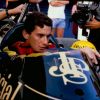Ayrton Senna con el Lotus 97T-Renault.