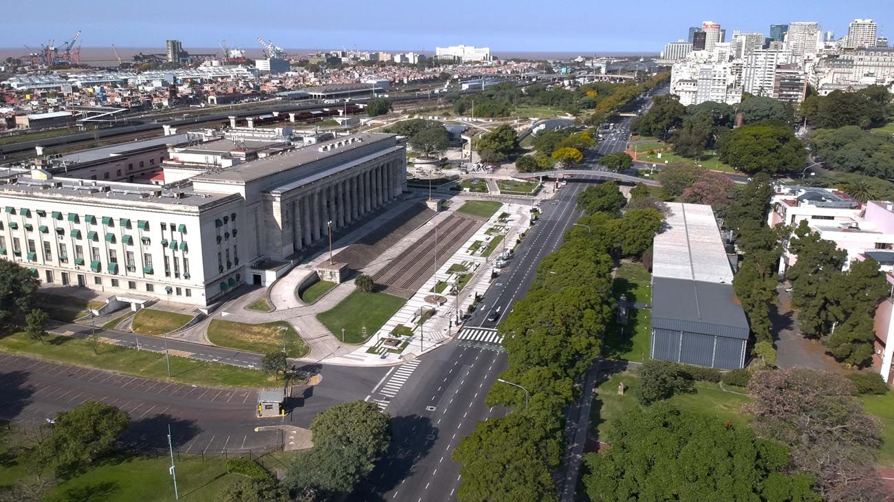 Una singular vista de los parques de la ciudad de Buenos Aires durante la cuarentena