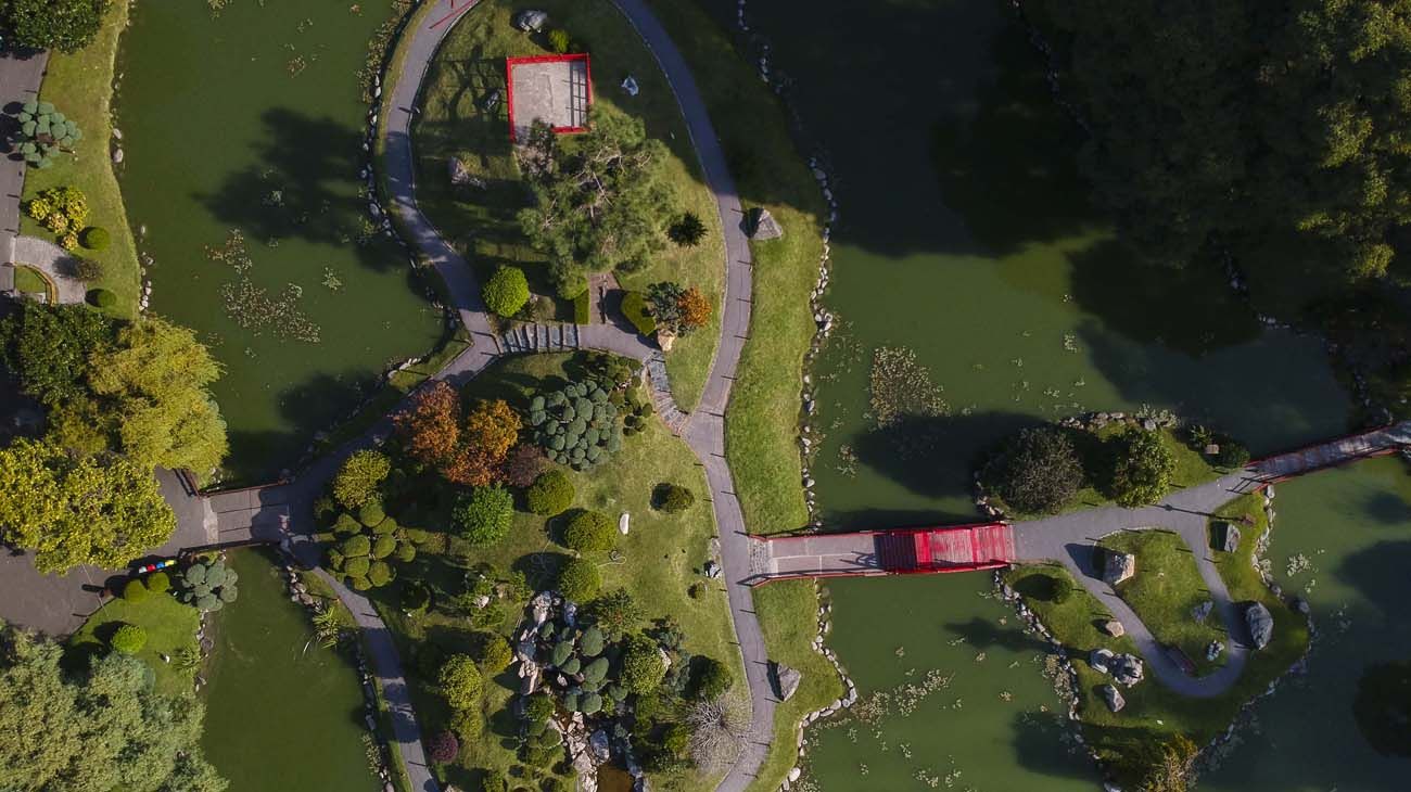 Una singular vista de los parques de la ciudad de Buenos Aires durante la cuarentena