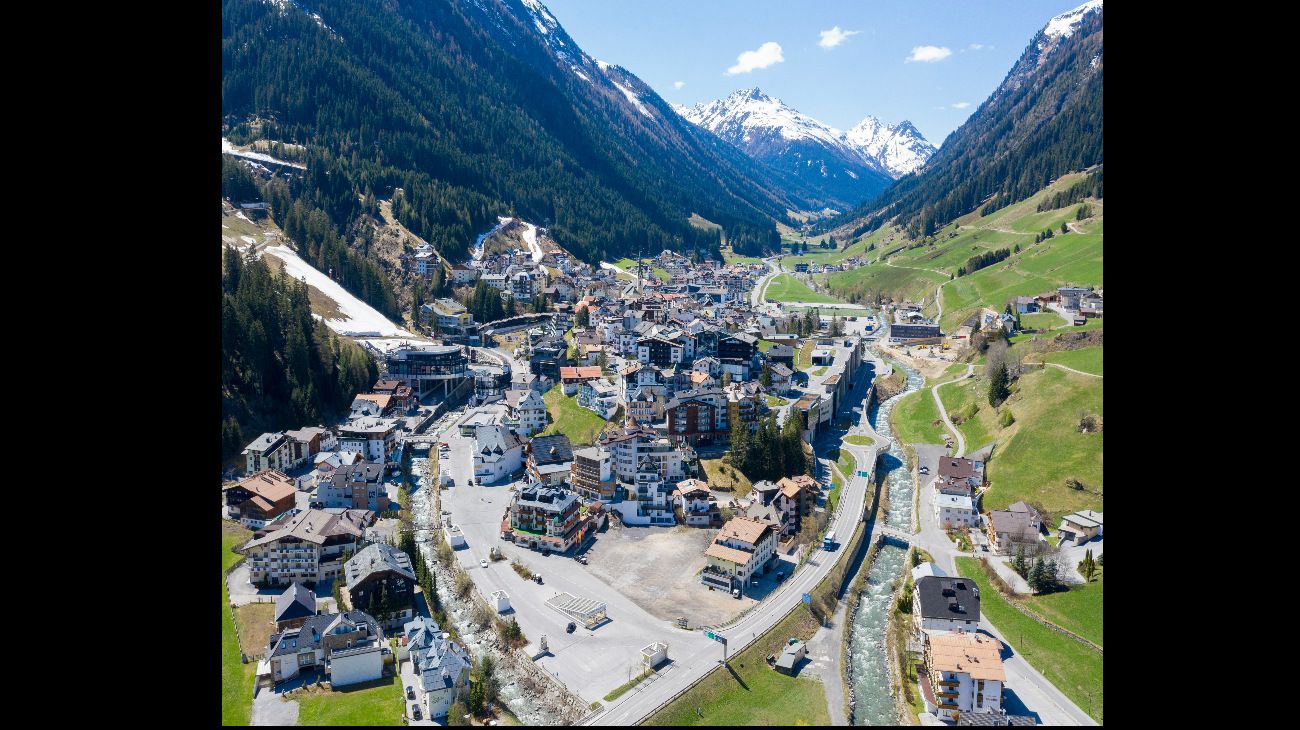 El pueblo de Ischgl, en el Tirol occidental, la región más afectada de Austria