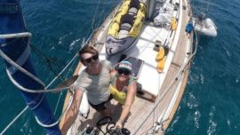 Elena Manighetti y Ryan Osborne