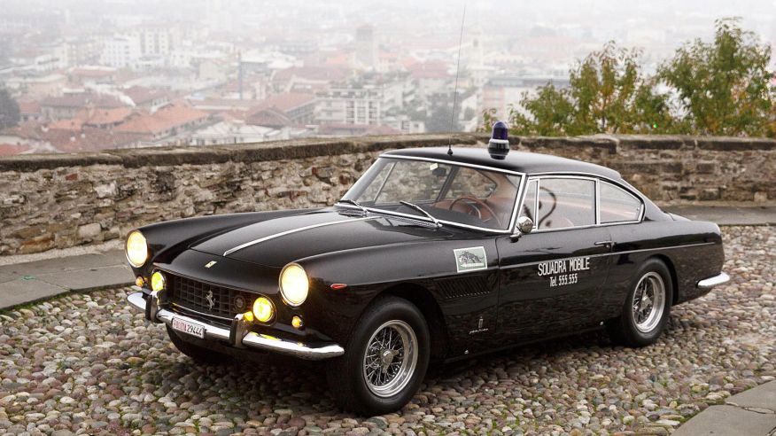 Ferrari 250 GTE Polizia: el patrullero más glamoroso sale a la venta