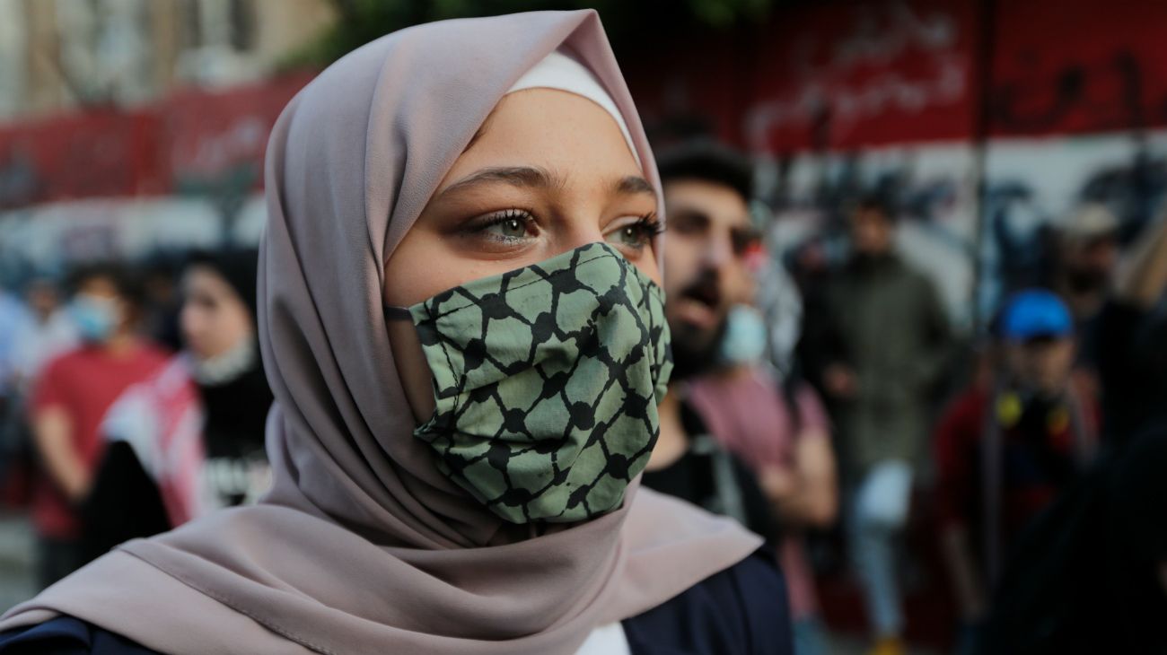 Caos financiero y protestas en Beirut, Líbano durante la pandemia