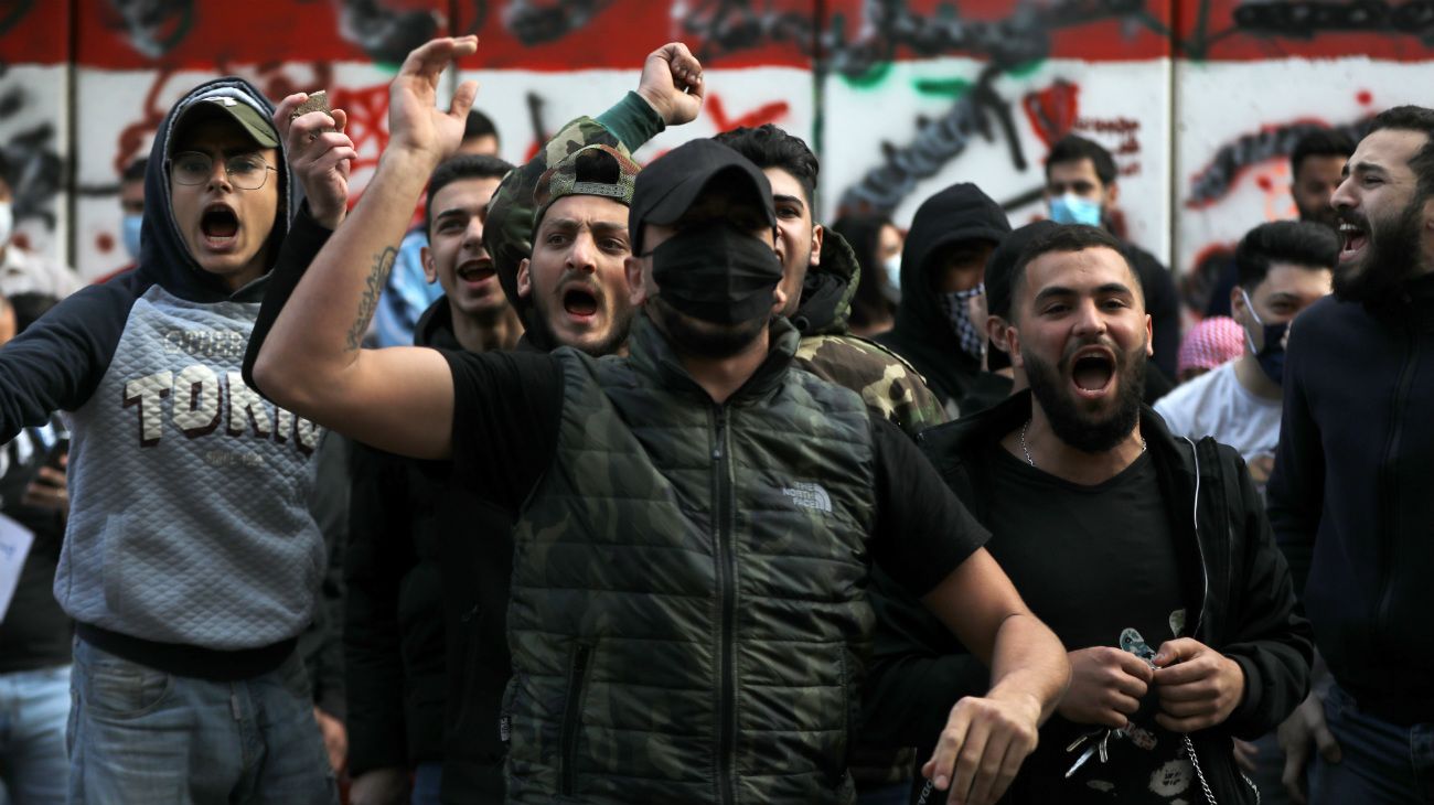 Caos financiero y protestas en Beirut, Líbano durante la pandemia