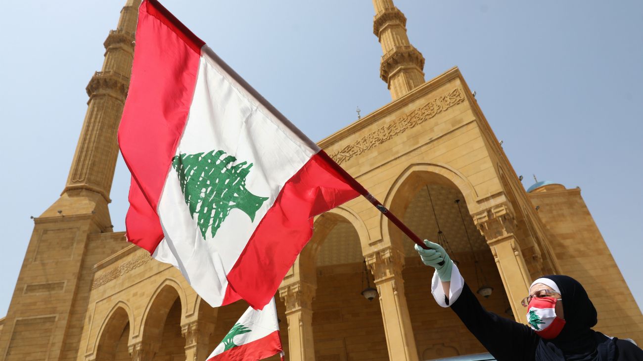 Caos financiero y protestas en Beirut, Líbano durante la pandemia