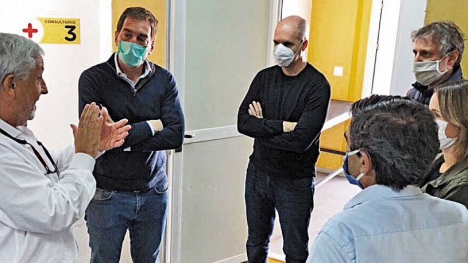 Compra de barbijos en casa