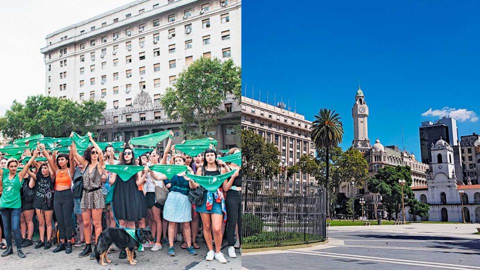 Contrastes. La pandemia cerró algunos puntos de movilización social atractivos, expresados, por ejemplo, por el movimiento feminista.