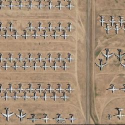 Cementerio de aviones ubicado en Arizona, EE.UU.