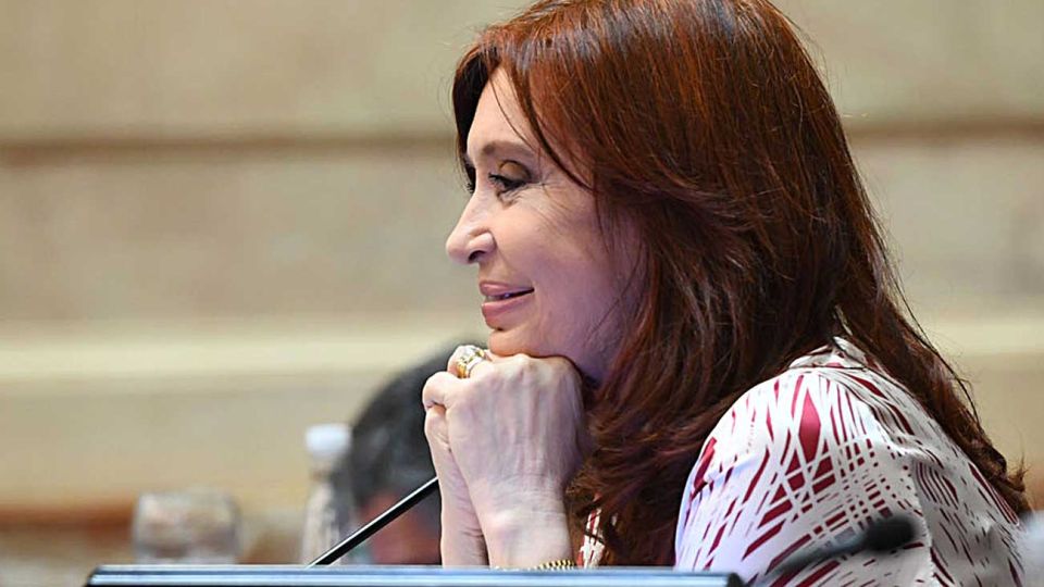 Festejo. La titular del Senado interpretó como positivo el rechazo de la Corte a su planteo.