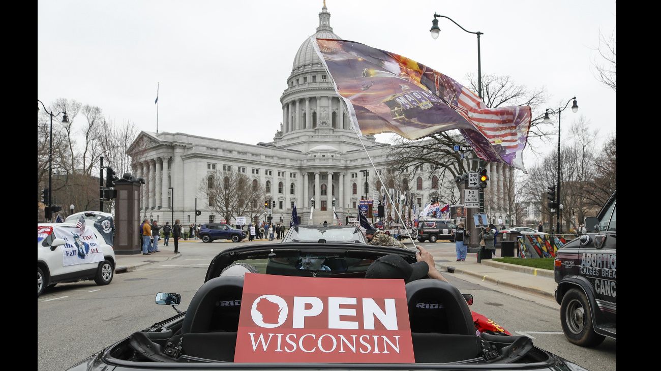 Estados Unidos: Protestas de grupos conservadores contra las medidas de quedarse en casa