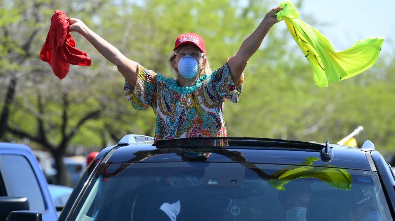 Estados Unidos: Protestas de grupos conservadores contra las medidas de quedarse en casa