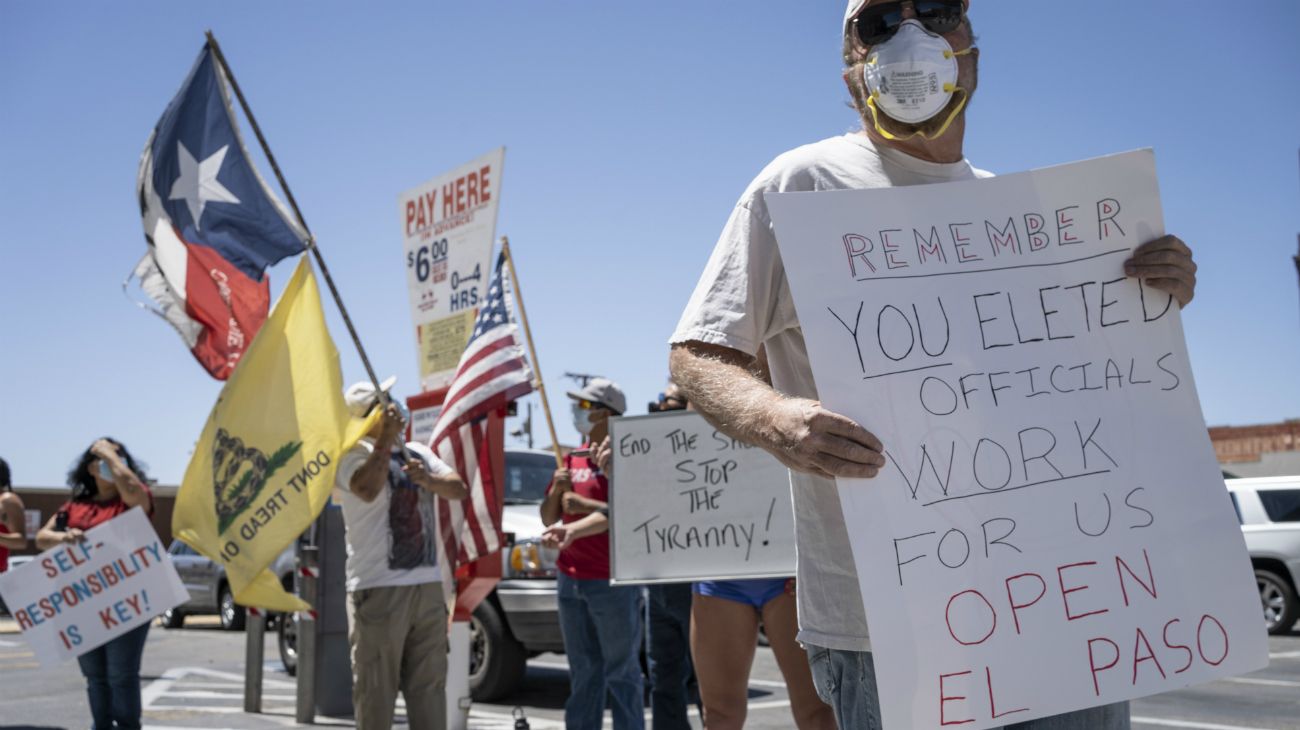 Estados Unidos: Protestas de grupos conservadores contra las medidas de quedarse en casa