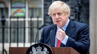 Boris Johnson, premier británico, en su regreso a las tareas.