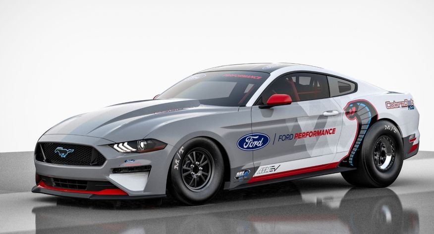 Mustang Cobra Jet 1400: así es el primer dragster eléctrico de Ford