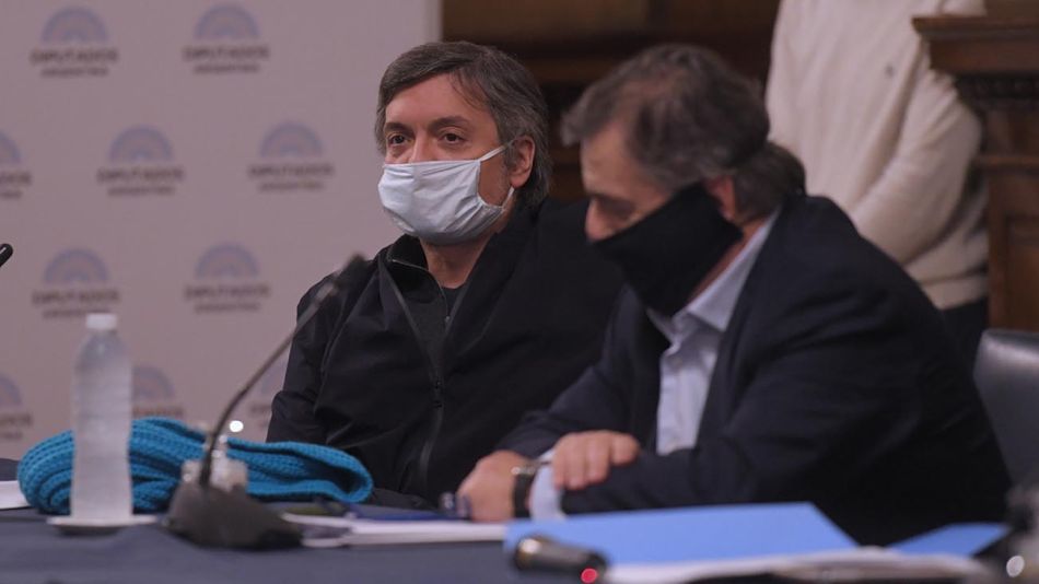 Buenos Aires: Sergio Massa con los bloques por sesiones virtuales 20200427