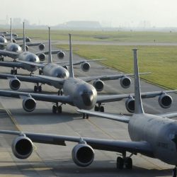 El equipo de ingenieros de la Fuerza Aérea de EE. UU. hizo un análisis computacional de la mecánica de fluidos del KC-135 Stratotanker.